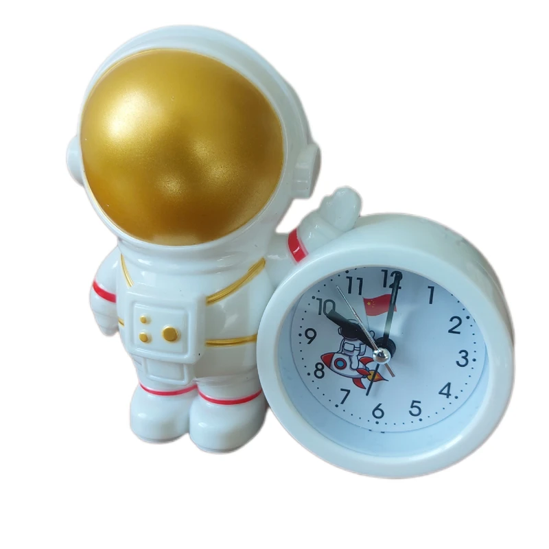 ساعت رومیزی کودک مدل آرام دار فانتزی طرح فضا نورد کد001