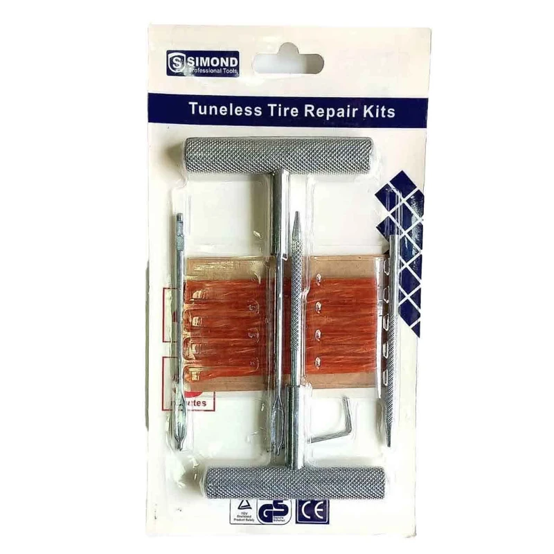 کیت پنچیری گیری لاستیک خودرو سیمون مدل تیوبلس کد AJ-SIMOND-110 مجموعه 2 عددی