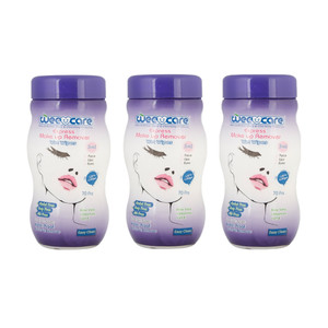 دستمال مرطوب پاک کننده آرایش وی کر مدل آلوئه ورا و ویتامین E کد 022 سه بسته 70 عددی