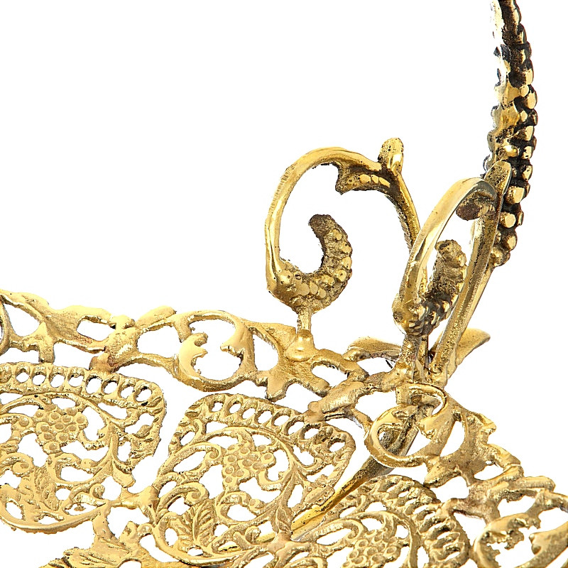 میوه خوری برنجی مدل گندمی کد H-1100