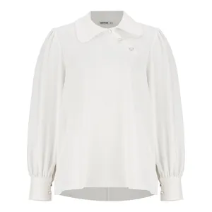 بلوز آستین بلند زنانه سرژه مدل 204531 رنگ سفید