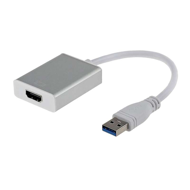 مبدل USB3.0 به HDMI مدل silver