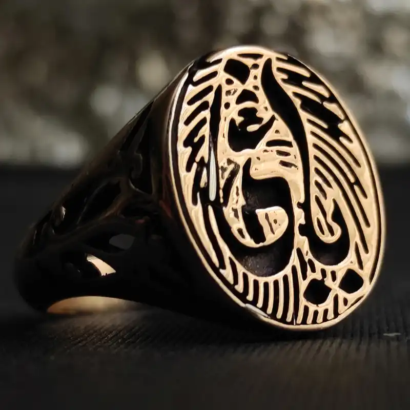 انگشتر مردانه مدل GL139 طرح یاغی