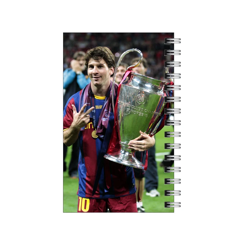 دفترچه یادداشت مدل to do list طرح لیونل مسی کد 0074131