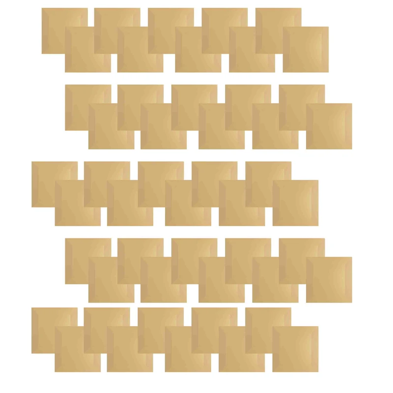 نگین حرارتی مدل مربع سه بعدی بسته 50 عددی