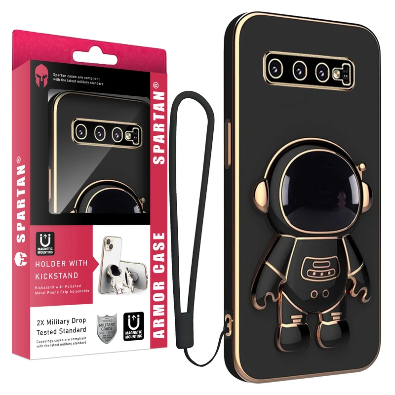  کاور اسپارتان مدل Astronaut Strap مناسب برای گوشی موبایل سامسونگ Galaxy S10 به همراه بند