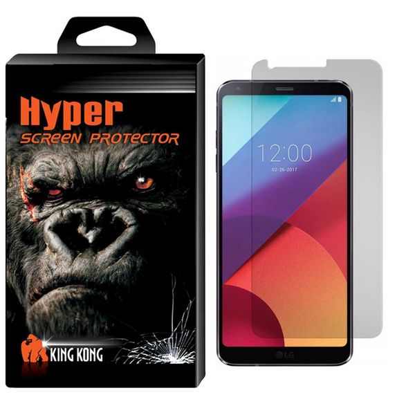 محافظ صفحه نمایش شیشه ای کینگ کونگ مدل Hyper Protector مناسب برای گوشی ال جی G6 محافظ صفحه نمایش شیشه ای کینگ کونگ مدل Hyper Protector مناسب برای گوشی ال جی G6