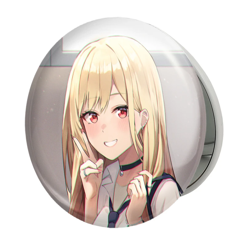 آینه جیبی خندالو طرح کیتاگاوا انیمه مای درس آپ دارلینگ مدل تاشو کد 23888 