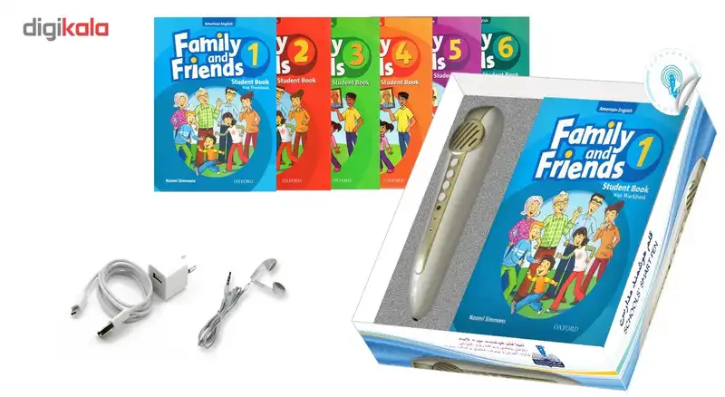 بازی آموزشی زبان انگلیسی همراه با برچسب های مخصوص کتابهای Family And Friends آوای هوشمند قلم