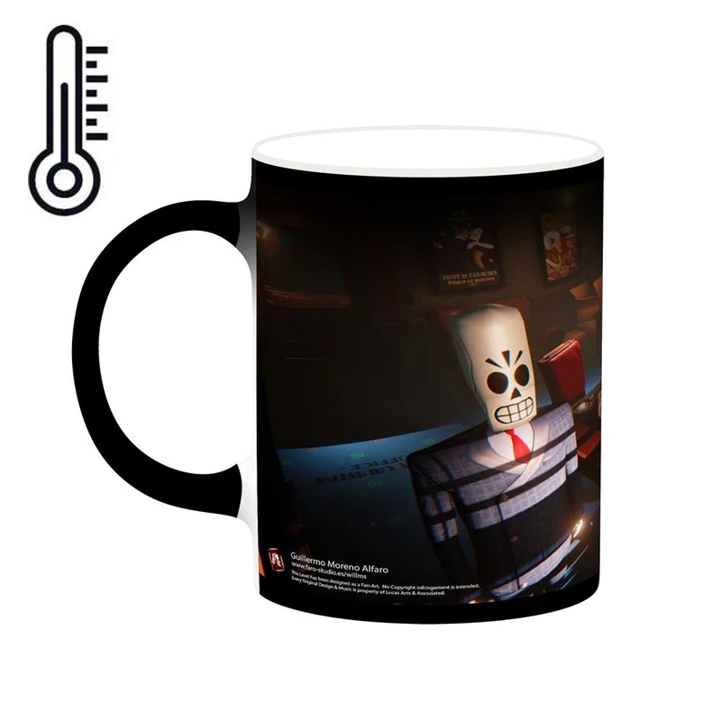 ماگ حرارتی کاکتی مدل بازی Grim Fandango کد mgh28880