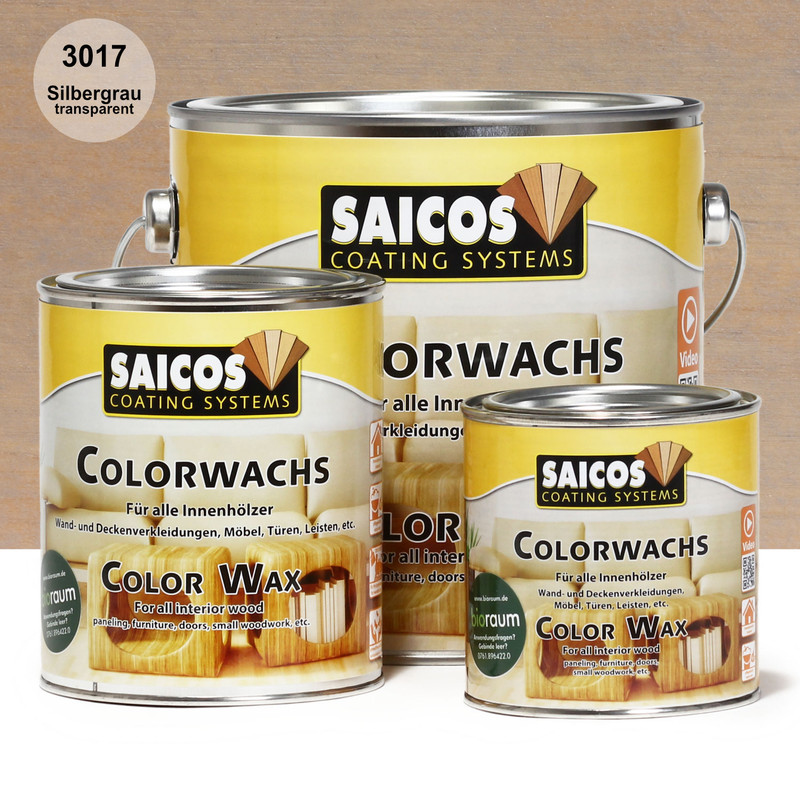 رنگ چوب فضای داخلی سایکوز مدل ColorWax 3017 حجم 2.5لیتر