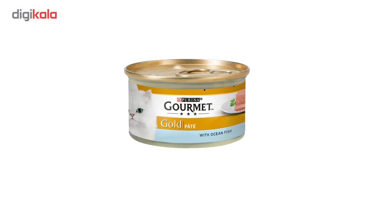 کنسرو گربه پورینا مدل Gourmet طعم ماهی 85 گرمی