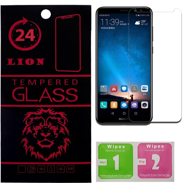 محافظ صفحه نمایش شیشه ای لاین مدل 2.5D مناسب برای گوشی هواوی Mate 10 Lite محافظ صفحه نمایش شیشه ای لاین مدل 2.5D مناسب برای گوشی هواوی Mate 10 Lite