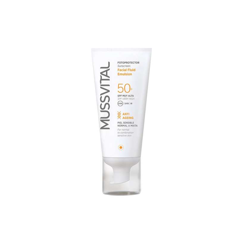 کرم ضد آفتاب موسویتال مدل SPF 50 Facial Fluid Emulsion حجم 50 میلی لیتر کرم ضد آفتاب موسویتال مدل SPF 50 Facial Fluid Emulsion حجم 50 میلی لیتر