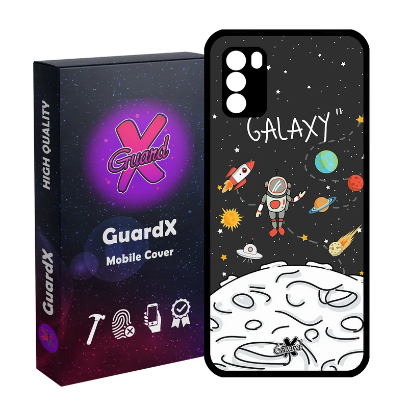 کاور گارد ایکس طرح Galaxy مدل Glass10014 مناسب برای گوشی موبایل شیائومی Poco M3