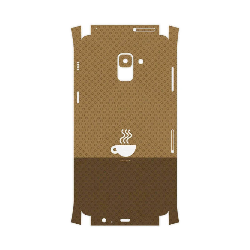 برچسب پوششی ماهوت مدل Minimal Cup of Coffee Icon-FullSkin مناسب برای گوشی موبایل سامسونگ Galaxy A8 Plus 2018