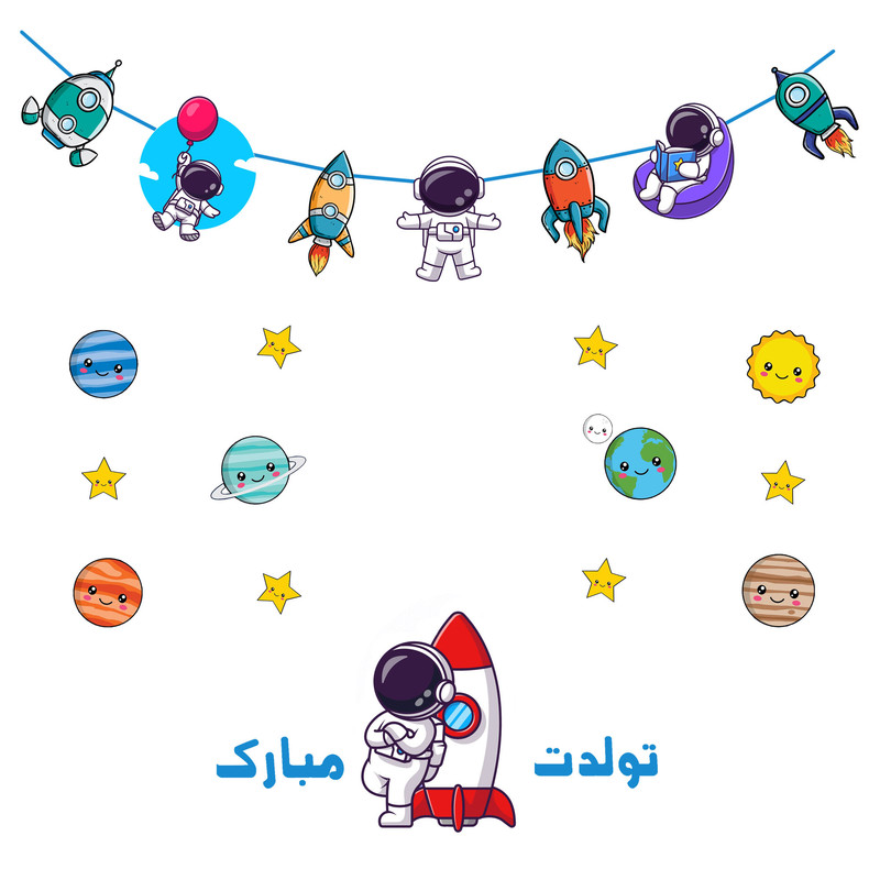 تم تولد مدل فضانورد مجموعه ۲۰ عددی