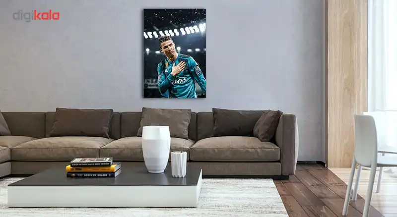 تابلو شاسی گالری دیکوماس طرح کریستیانو رونالدو کد CR7 DMS-T135