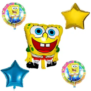 بادکنک بانیبو مدل Spong Bob مجموعه 5 عددی