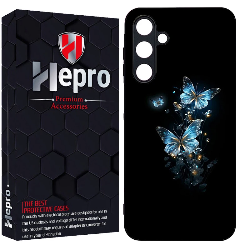 کاور هپرو طرح پروانه کد Dimo-368 مناسب برای گوشی موبایل سامسونگ Galaxy A16