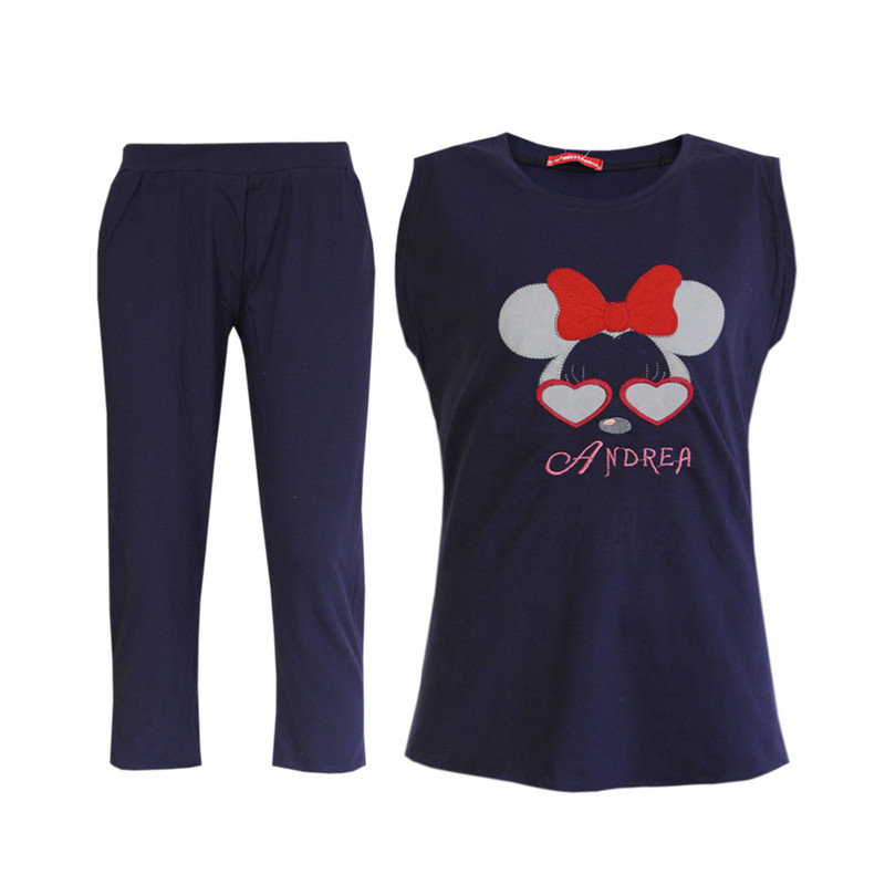 ست تاپ و شلوارک زنانه کد B100120170h