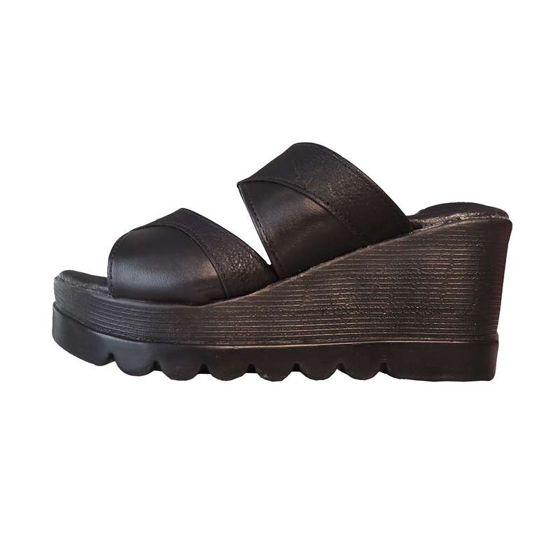 دمپایی زنانه زرپای مدل 130-549 رنگ مشکی