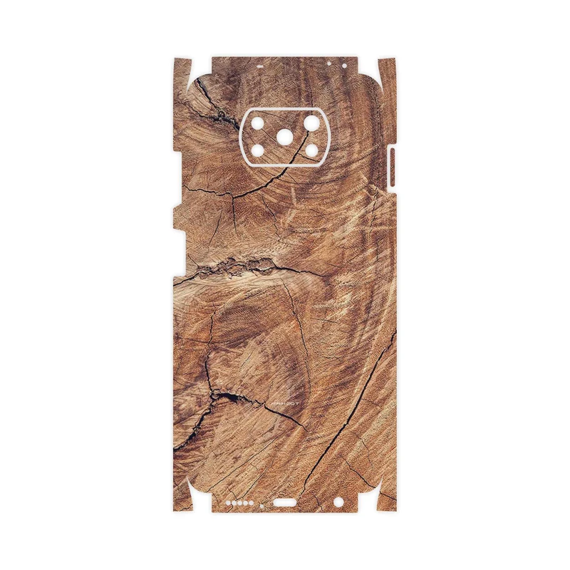 برچسب پوششی ماهوت مدل Wood Texture 5-FullSkin مناسب برای گوشی موبایل شیائومی Poco X3 NFC
