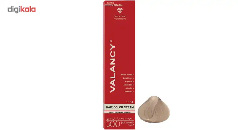 رنگ موی والانسی سری کاراملی مدل بلوند کاراملی روشن شماره BC8