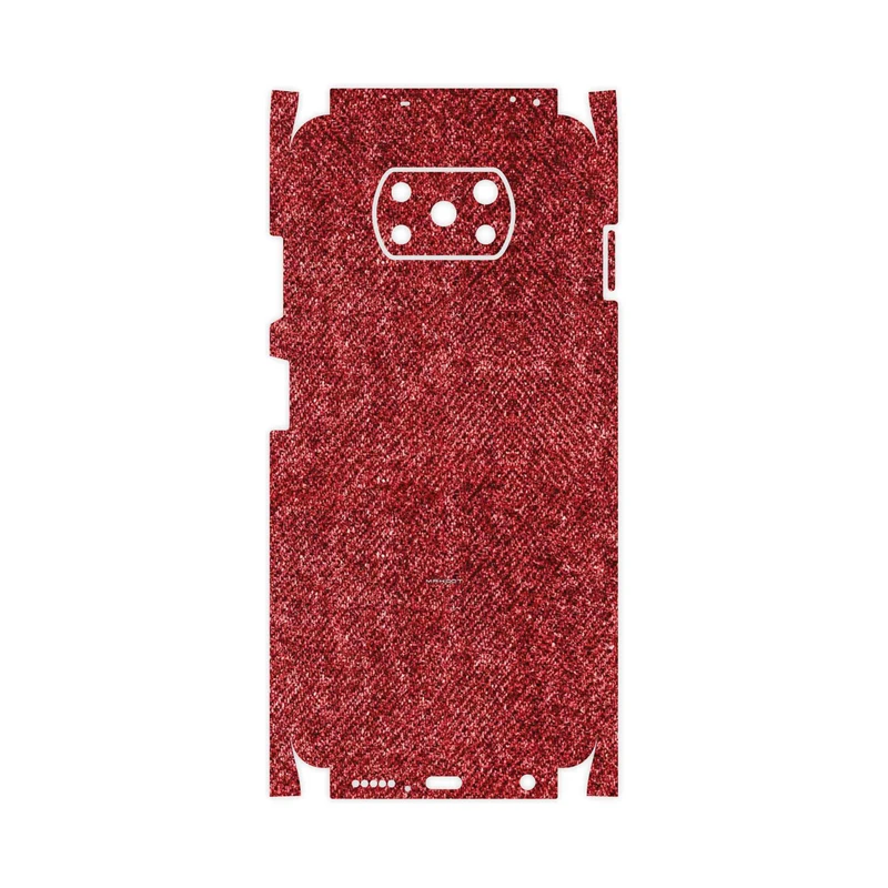 برچسب پوششی ماهوت مدل Fabric Texture 4-FullSkin مناسب برای گوشی موبایل شیائومی Poco X3 NFC