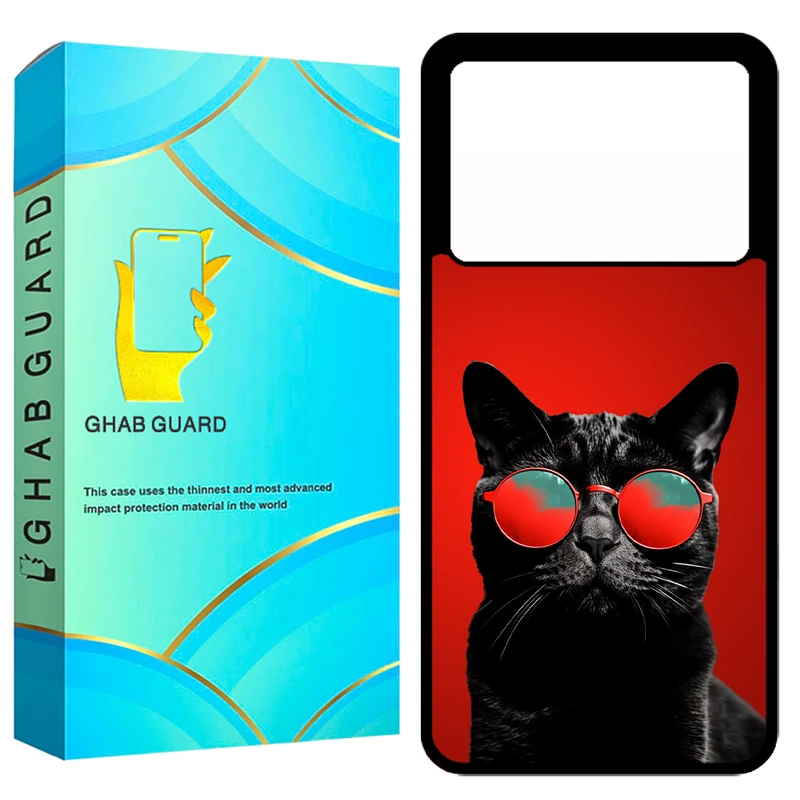 کاور قاب گارد طرح گربه مدل GCHPK60 مناسب برای گوشی موبایل شیائومی Poco X6 Pro / Redmi K70E