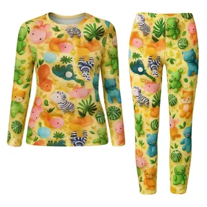 ست تی‌شرت آستین بلند و شلوار راحتی زنانه مدل آوید کد 99