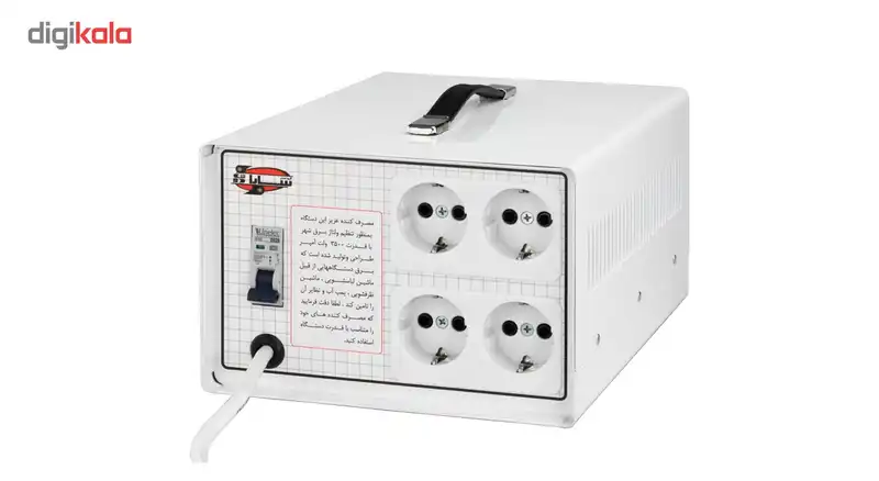 استابیلایزر سارا مدل T135S ظرفیت 3500VA مناسب ماشین لباسشویی