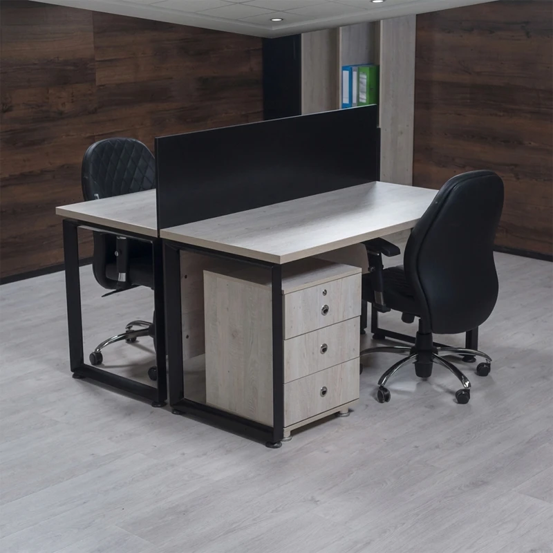 میز کارگروهی هیراد مدل w518-mdf سایز 130 × 130 سانتی متر