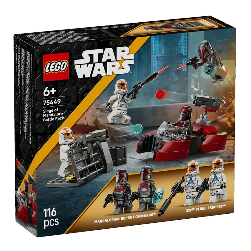 لگو 116 تکه سری استار وارز مدل Siege of Mandalore Battle Pack کد 75449