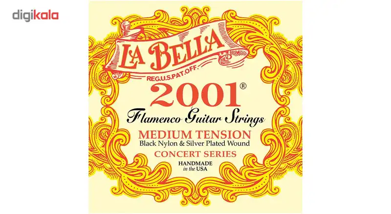 سیم گیتار فلامنکو لا بلا مدل 2001F Medium Tension