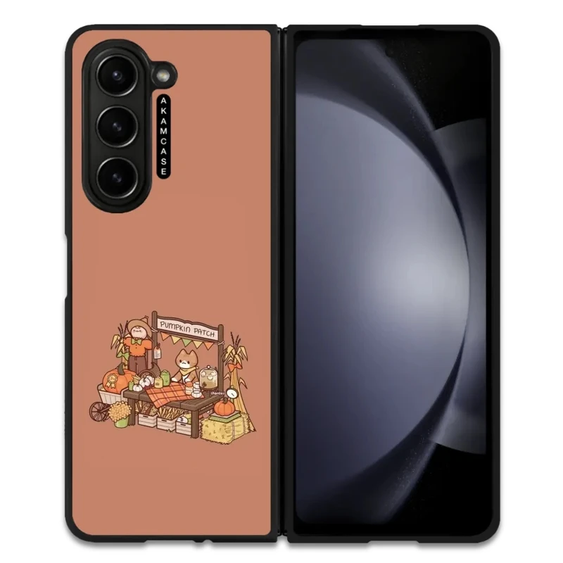 کاور آکام مدل AMC-WSGZFOLD5-PUMPKIN-3 مناسب برای گوشی موبایل سامسونگ Galaxy Z Fold 5