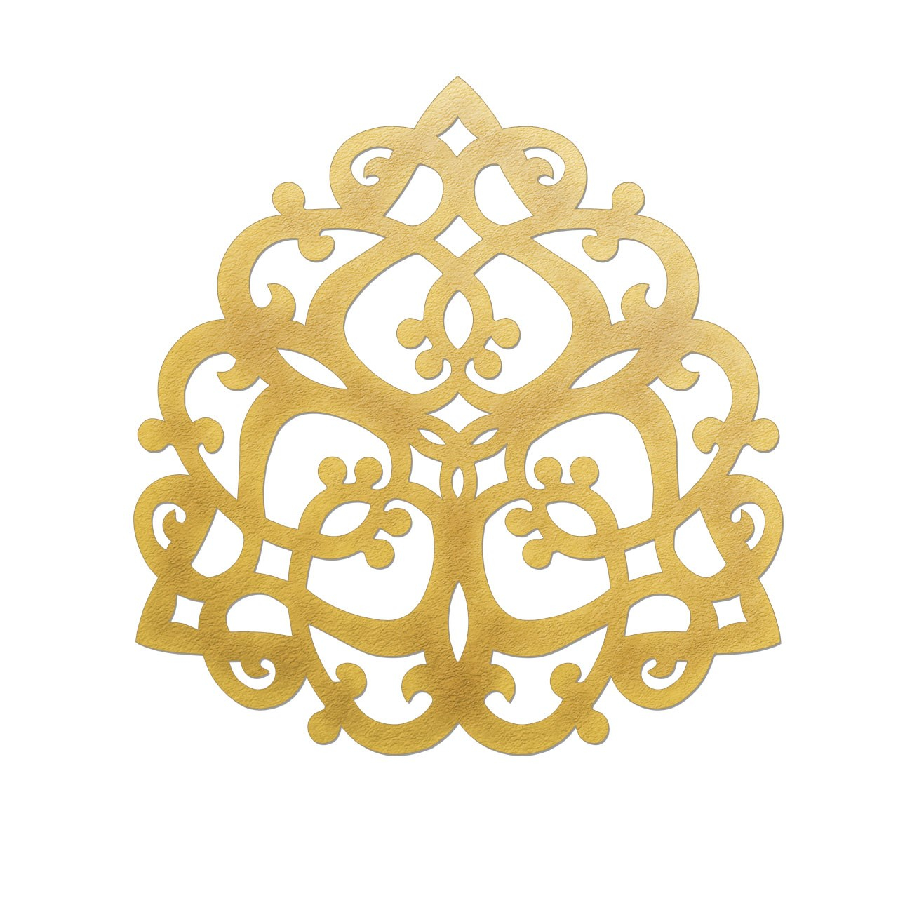 زیر بشقابی چرمی رومادون کد 105 - بسته 6 عددی