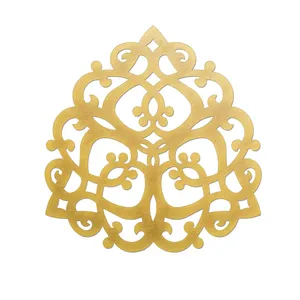 زیر بشقابی چرمی رومادون کد 105 - بسته 6 عددی