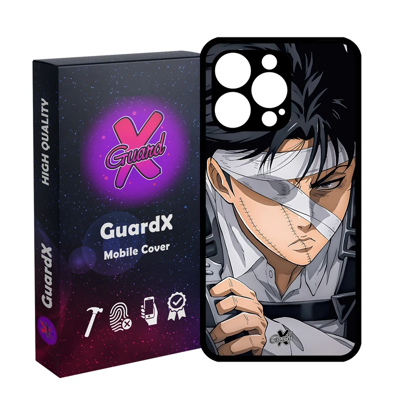 کاور گارد ایکس طرح لیوای انیمه مدل Glass10569 مناسب برای گوشی موبایل اپل iPhone 13 Pro
