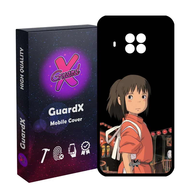 کاور گارد ایکس طرح Spirited Away Anime مدل Glass10574 مناسب برای گوشی موبایل شیائومی MI 10T Lite/Redmi Note 9 Pro 5G/10I 5G
