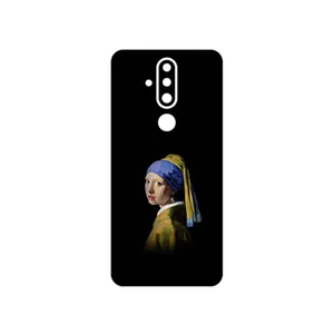 MAHOOT Girl with a Pearl Earring of Vermeer Cover Sticker for Nokia X71