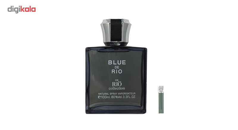ادو پرفیوم مردانه ریو کالکشن مدل Rio Blue De Rio حجم 100ml به همراه عطر جیبی
