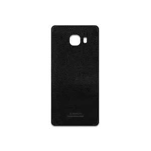 MAHOOT Black-Leather Cover Sticker for Samsung Galaxy C5