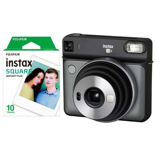دوربین عکاسی چاپ سریع فوجی فیلم مدل Instax Square SQ6 به همراه فیلم مخصوص