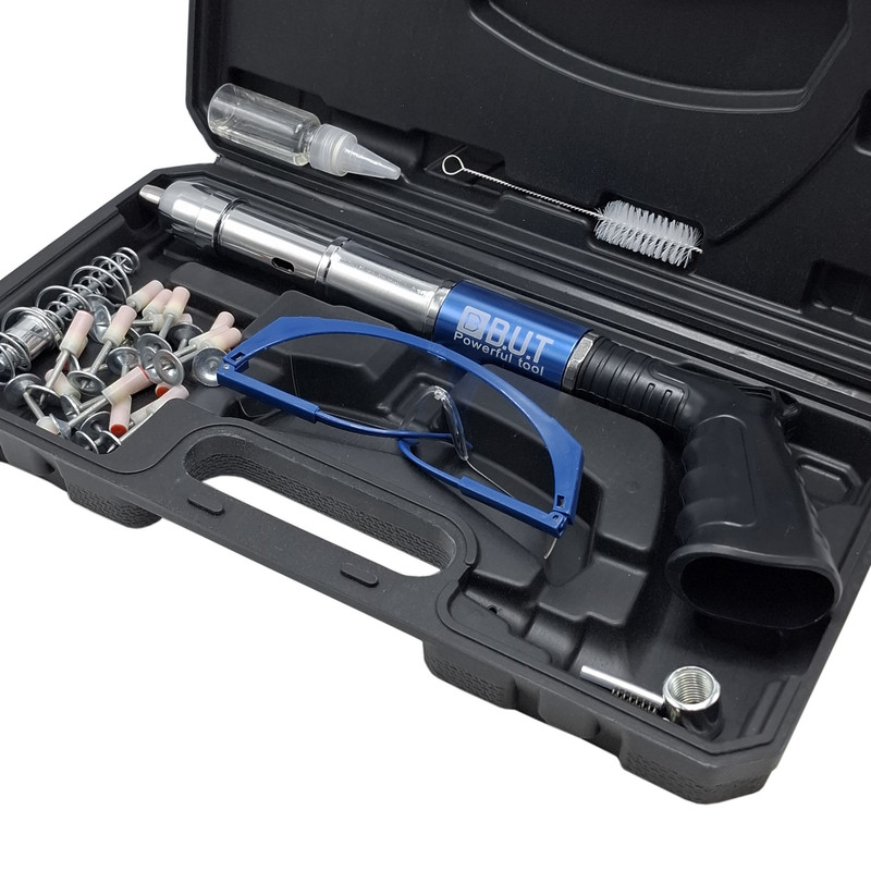 میخ کوب صنعتی بی یو تی مدل Powerful tool سایز 20- 50 میلی متر به همراه 20 عدد میخ چاشنی مجموعه 30 عددی