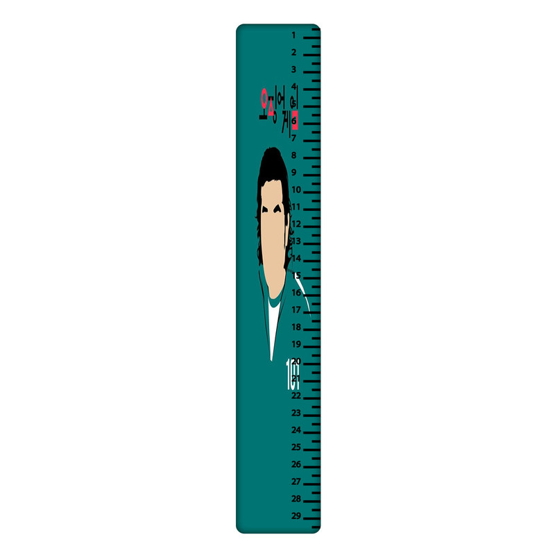 خط کش 30 سانتی متر طرح Squid Game کد 2208