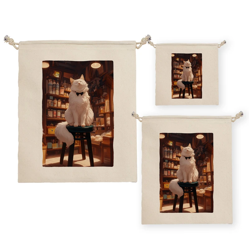 نظم دهنده ترمه طراحان ایده مدل گربه سفید کد strm1103 مجموعه سه عددی