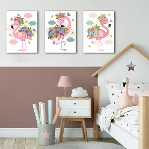 تابلو شاسی کودک مدل دخترانه فلامینگو کد FLM6 مجموعه 3 عددی