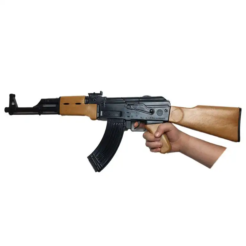 ست اسباب بازی تفنگ طرح کلاشینکف مدل AK-47