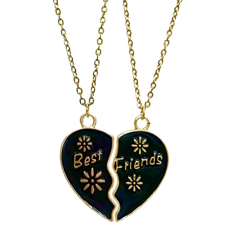 گردنبند زنانه مدل best friends 01 بسته 2 عددی